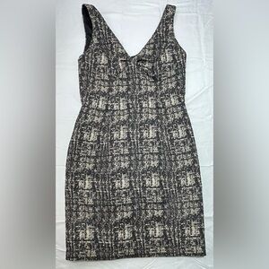 Monique Lhuillier Black + Bone Sheath Mini Dress Size 4